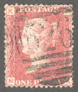 Great Britain Scott 33 Used Plate 193 - MK - Click Image to Close